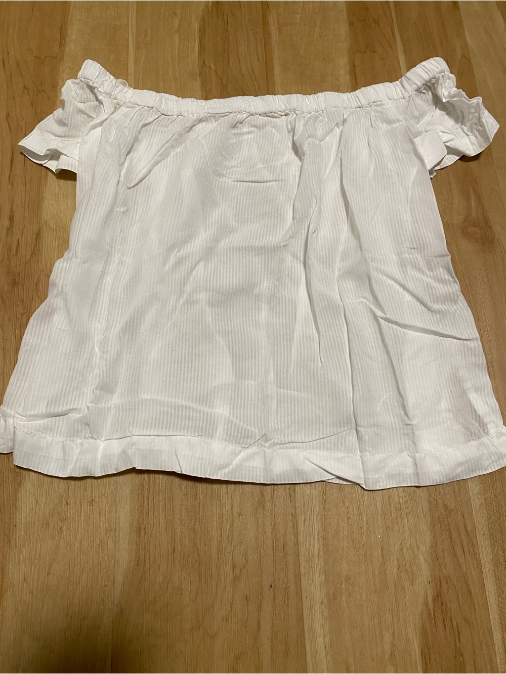 Bella Dahl off the shoulder white Blouse XS